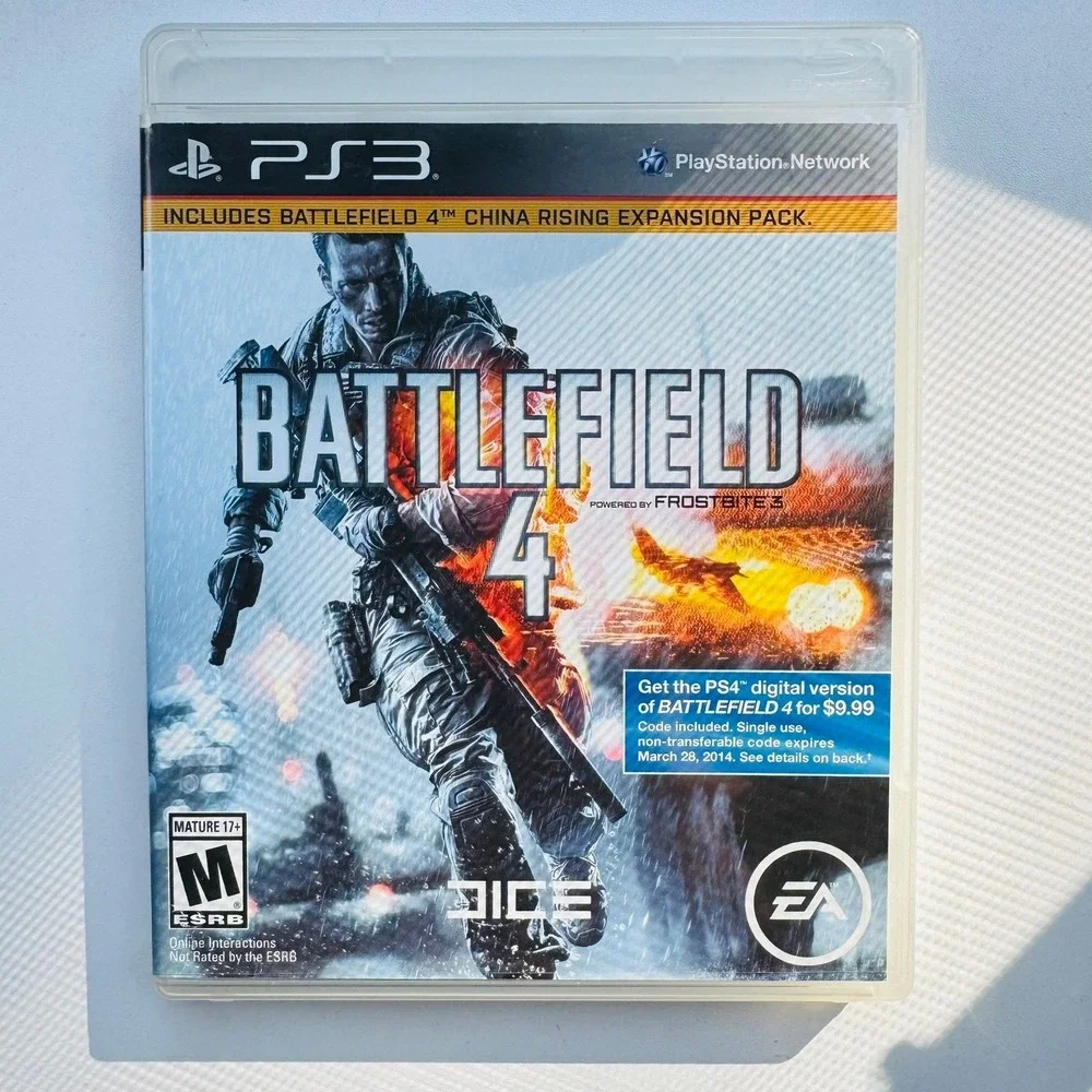 Battlefield 4 PS3 Sony PlayStation 3 EA DICE China Rising Exp Pack 2013 Game